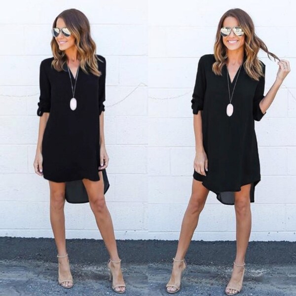 Sexy black dresses for women plus size